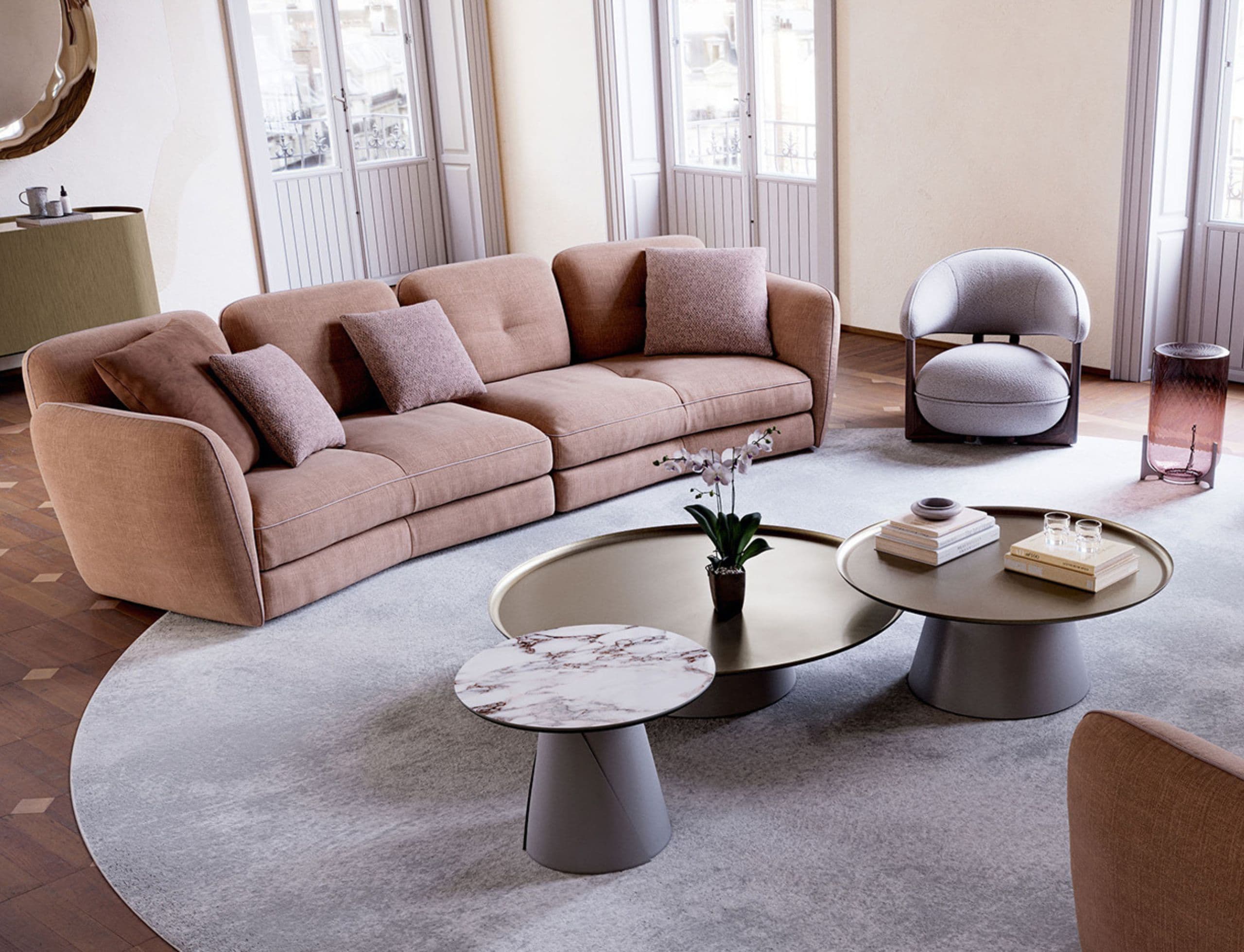 Michael Cattelan Italia living room