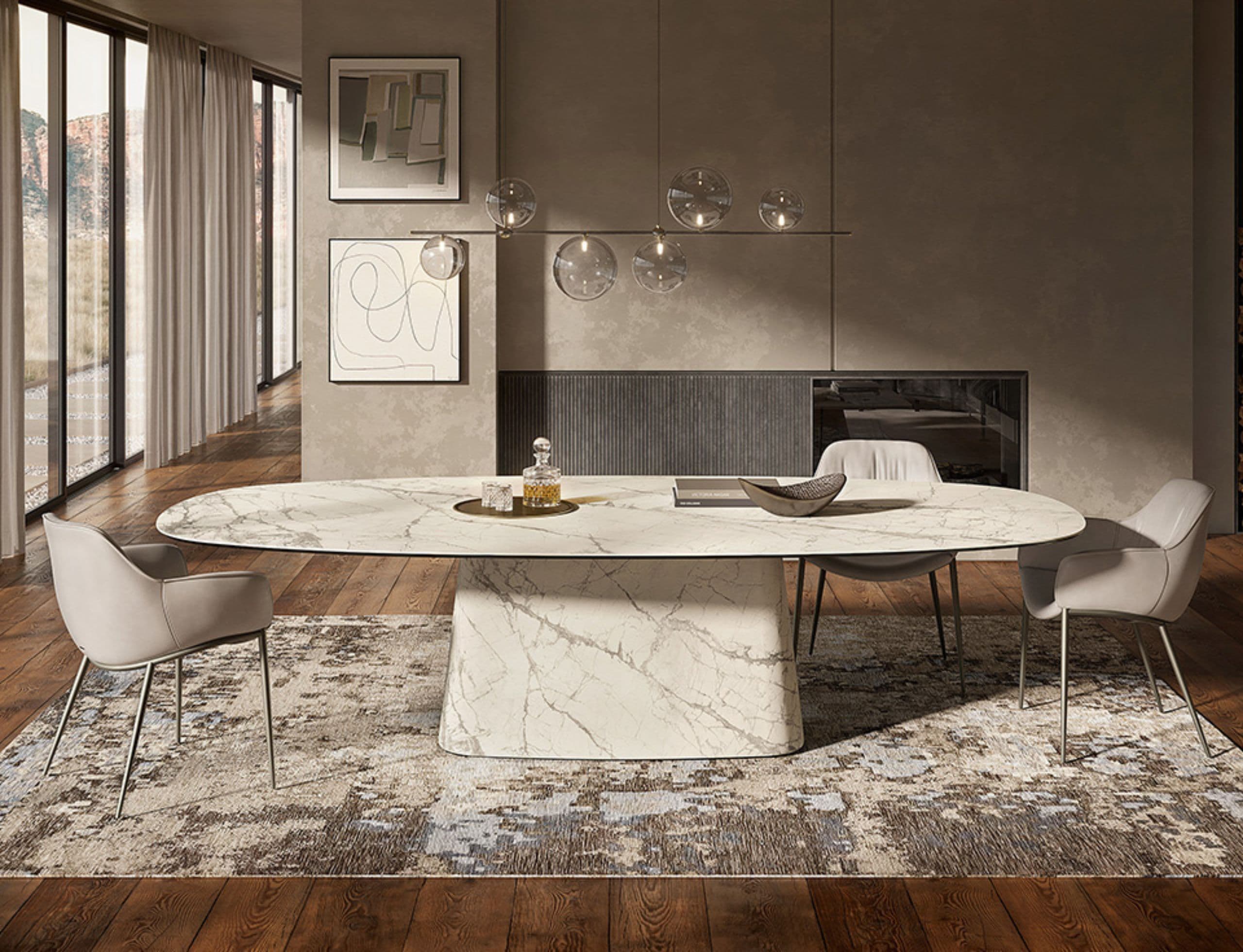 Napoleon Keramik Cattelan Italia kitrchen and dining room