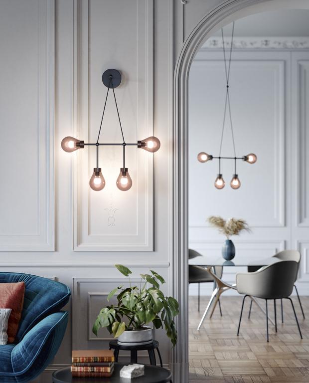 Osvětlení  ZOE od MM Lampadari https://www.mmlampadari.com/en/products/contemporary-style/chandeliers/zoe/